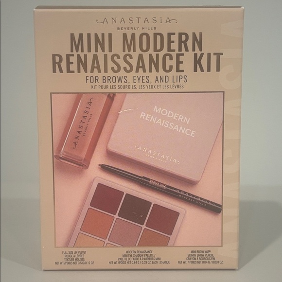 NIB Anastasia Beverly Hills Mini Modern Renaissance Brow, Lip & Eyeshadow 3in1 - Picture 4 of 5